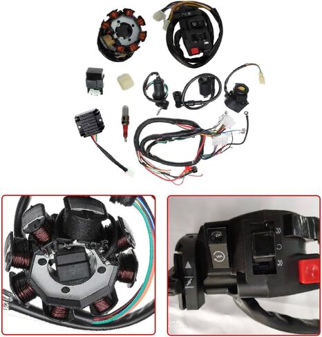 الأسلاك الكهربائية تسخير الأسلاك طقم CDI Stator مجموعة من أجل ATV Quad 150/200/250cc إكسسوارات السيارة الشاطئية رقم 910144 in Kuwait