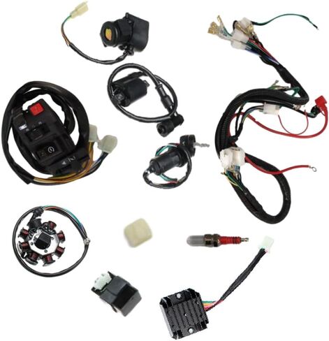 الأسلاك الكهربائية تسخير الأسلاك طقم CDI Stator مجموعة من أجل ATV Quad 150/200/250cc إكسسوارات السيارة الشاطئية رقم 910144 in Kuwait