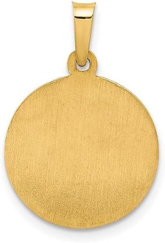 IceCarats 14K Solid Yellow Gold Sacred Heart of Jesus Christ Head Face Medal Necklace Religious Chain Pendant Christian Faith Charm in Kuwait