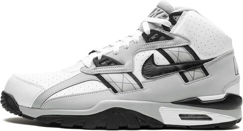 Nike Air Trainer SC High Men's Shoes (HJ9106-100 ، White/Light Smoke Gray/Black) Size 12 in Saudi Arabia