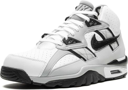 Nike Air Trainer SC High Men's Shoes (HJ9106-100 ، White/Light Smoke Gray/Black) Size 12 in Saudi Arabia