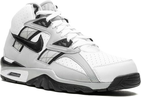 Nike Air Trainer SC High Men's Shoes (HJ9106-100 ، White/Light Smoke Gray/Black) Size 12 in Saudi Arabia