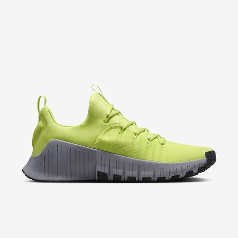 Nike Free Metcon 6 Men's Workout Shoes (FJ7127-700, Light Lemon Twist/Cement Grey) Size 6.5 in Saudi Arabia