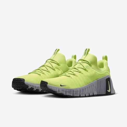 Nike Free Metcon 6 Men's Workout Shoes (FJ7127-700, Light Lemon Twist/Cement Grey) Size 6.5 in Saudi Arabia