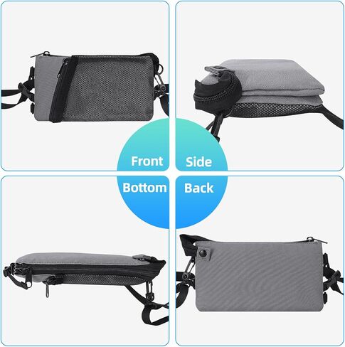 Cell Phone Wallet Canvas Small Crossbody Purse Bag with Shoulder Strap for Men in Saudi Arabia