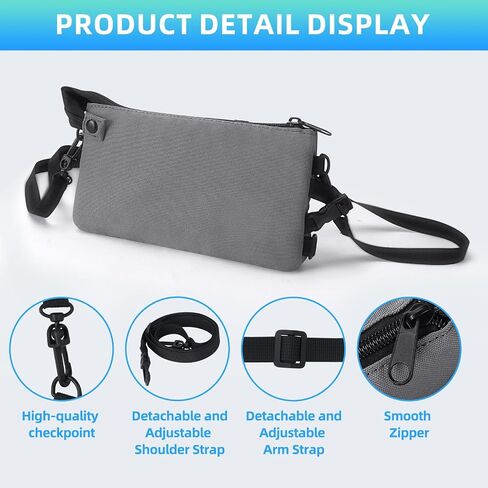 Cell Phone Wallet Canvas Small Crossbody Purse Bag with Shoulder Strap for Men in Saudi Arabia