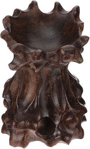 Doitool Wooden Sphere يقف لعرض الكريستال: حامل الكريستال الخشب البيض الكرة حامل الحجر الصخور الحجر حامل للديكور المنزل الأحجار الكريمة in Saudi Arabia