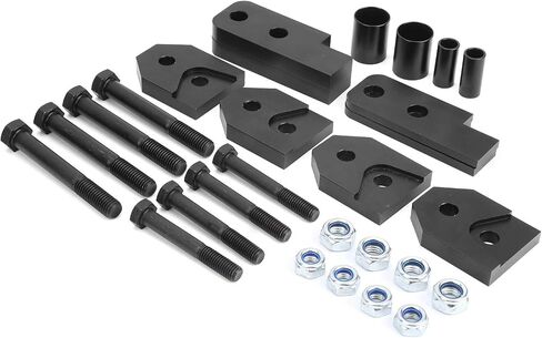 2in ATV Full Lift Kit Heavy Duty Aluminum Steel Black Lift Kit Raise Ground Clearance Off Road Performance Fit Rhino 450 660 700 in Saudi Arabia