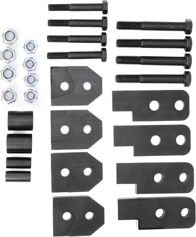 2in ATV Full Lift Kit Heavy Duty Aluminum Steel Black Lift Kit Raise Ground Clearance Off Road Performance Fit Rhino 450 660 700 in Saudi Arabia