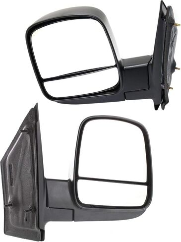 Kool Vue Driver & Passenger Side Mirrors for Chevrolet Express 2500 Express 3500 GMC Savana 2500 Savana 3500 2008-2021 With Spotter Glass Textured in Saudi Arabia
