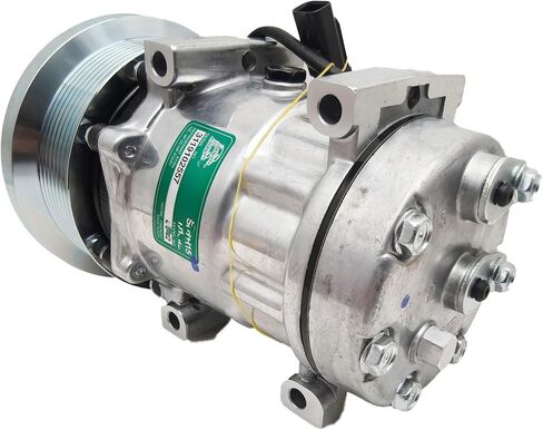 24V A/C Compressor 532-7321 567-5160 Fikowjs Compatible for CAT M314 M315 M316 M317 M318 M319 M320 MH3022 MH3040 Excavator 317 320 320GX 323 325 326 330 330GC 333GC 335 336 in Saudi Arabia