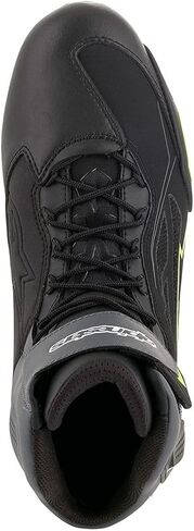 Alpinestars Faster 3 Drystar Shoes (11) (BLACK/GREY/FLUORESCENT YELLOW) in Saudi Arabia