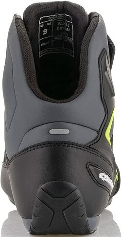 Alpinestars Faster 3 Drystar Shoes (11) (BLACK/GREY/FLUORESCENT YELLOW) in Saudi Arabia