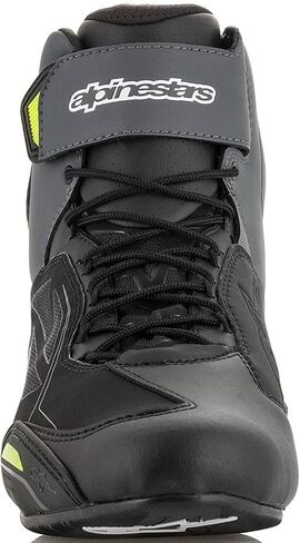 Alpinestars Faster 3 Drystar Shoes (11) (BLACK/GREY/FLUORESCENT YELLOW) in Saudi Arabia