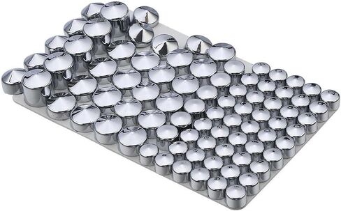 ABS 83PCS Chrome Bolt Topper Cap Cover Fits Twin 83 Pcs A8PCBTCCFHTCRKF909406 in Kuwait