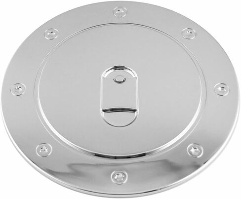 Chrome ABS Fuel Gas Door Cap Cover for Silverado 1500 1999-2006 for Silverado 1500HD 2001-2003 2005-2006 for Silverado 2500/2500HD/3500 2001-2006 for Tahoe 2000-2006 for Yukon 2000-2006 in Saudi Arabia