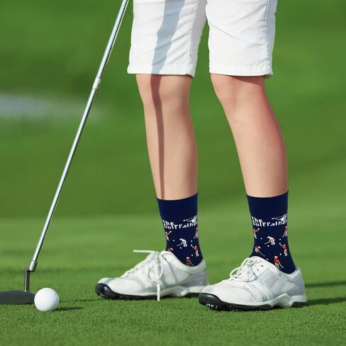 Golf Socks Funny Angry Golfer Socks Unique Golf Gift for Men (Size 10-13) in Saudi Arabia
