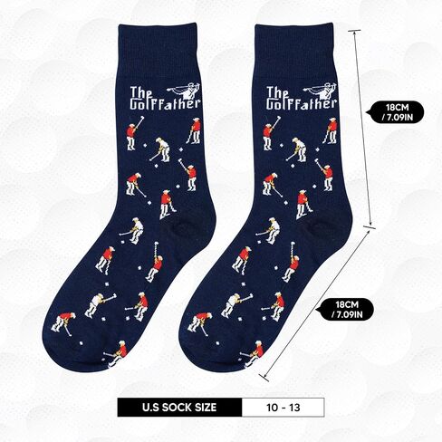 Golf Socks Funny Angry Golfer Socks Unique Golf Gift for Men (Size 10-13) in Saudi Arabia