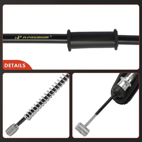 A-Premium Rear Driver Side Parking Brake Cable Assembly Compatible with Honda Models: Accord 2003 2004 2005 2006 2007 - Replace# 47560SDNA01 in Saudi Arabia