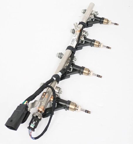 FUEL RAIL HC-12730223 TUBE ، تسخير ، أجهزة استشعار و 4 حقن لـ GM 6.2L 6.6L 22-25 in Kuwait