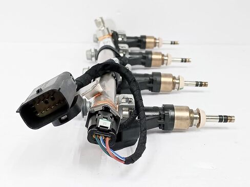 FUEL RAIL HC-12730223 TUBE ، تسخير ، أجهزة استشعار و 4 حقن لـ GM 6.2L 6.6L 22-25 in Kuwait