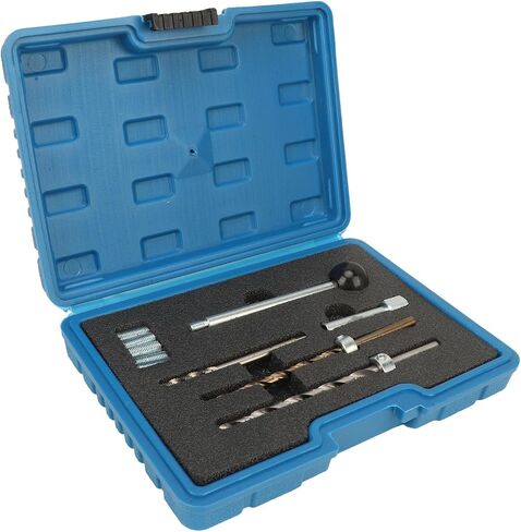 aqxreight Injector Clamping Bolt Thread Repair Kit High Strength Replacement for Benz CDi Engines, Time Saving Solution for Repairing Seized or Broken Bolts, Professional Tool Kit in Saudi Arabia