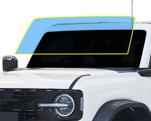 BOGAR TECH DESIGNS Front Windshield Protection Film, Automotive Car Precut Scratch Resistant Ultra Clear Kit Cover Car Accessories Compatible with Ford Bronco 2021-2025 in Saudi Arabia