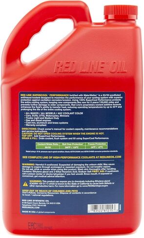 Red Line 81215 Supercool Performance antifreze/soodant ، جاهز لاستخدام الصيغة - 1 جالون in Kuwait