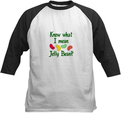 CafePress Know What I Mean Baseball Jersey Kids Cotton Baseball Jersey, 3/4 Raglan Sleeve Shirt in Saudi Arabia