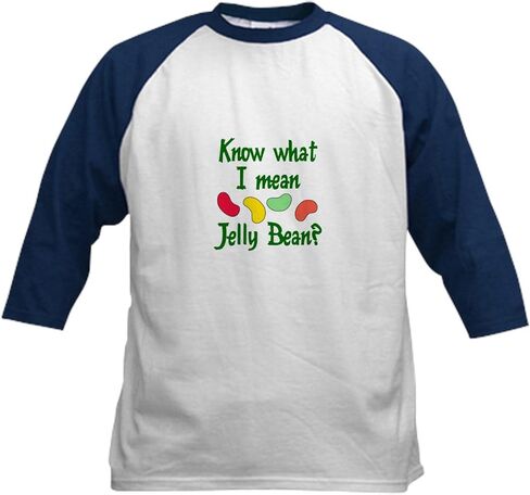 CafePress Know What I Mean Baseball Jersey Kids Cotton Baseball Jersey, 3/4 Raglan Sleeve Shirt in Saudi Arabia