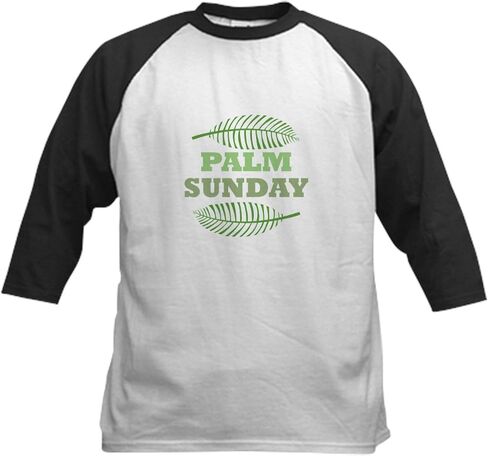 CafePress Palm Sunday Baseball Jersey Kids Cotton Baseball Jersey, 3/4 Raglan Sleeve Shirt in Saudi Arabia