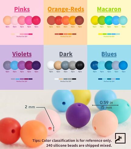 ZIFTY Sports سيليكون الخرز 74 قطعة 8 أنواع 15 مم الخرز البؤري المستديرة لصنع سلسلة المفاتيح، كرة السلة كرة القدم البيسبول كرة التنس كرة الطائرة الكرة الطائرة علم الولايات المتحدة لأقلام DIY الحرف القلائد أساور اسهم in Kuwait