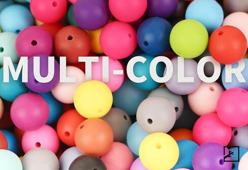 ZIFTY Sports سيليكون الخرز 74 قطعة 8 أنواع 15 مم الخرز البؤري المستديرة لصنع سلسلة المفاتيح، كرة السلة كرة القدم البيسبول كرة التنس كرة الطائرة الكرة الطائرة علم الولايات المتحدة لأقلام DIY الحرف القلائد أساور اسهم in Kuwait