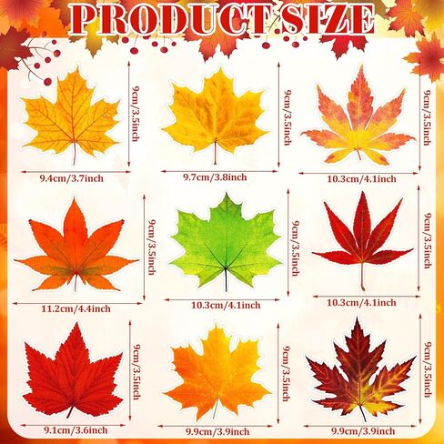 Fall Bulletin Board Decorations Fall Leave Cutout Autumn Thanksgiving Artificial Leaf Cutout Maple Paper Leave with Glue Point Dot for Classroom Bulletin Board Wall Decoration, 3.94 x 3.5 In (135 Pcs) in Saudi Arabia