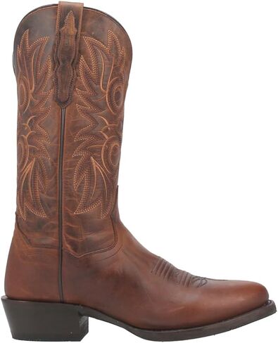 Dan Post Mens Cottonwood Embroidered Round Toe Casual Boots Mid Calf - Brown in Saudi Arabia