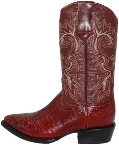 السحلية الجلدية الأصلية للرجال طباعة J Toe Cowboy Boot in Saudi Arabia