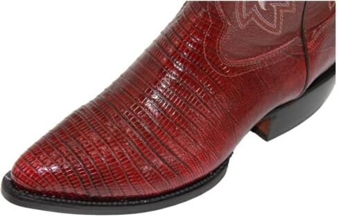 السحلية الجلدية الأصلية للرجال طباعة J Toe Cowboy Boot in Saudi Arabia