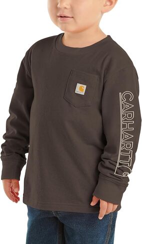 Carhartt Boys' Long Sleeve Crewneck T-Shirt with Pocket in Saudi Arabia