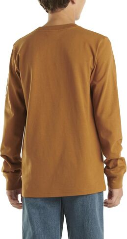 Carhartt Boys' Long Sleeve Crewneck T-Shirt with Pocket in Saudi Arabia