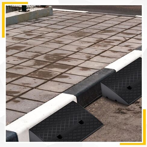 2 PCS RAPTWAY CURB RAMPS MARRWAY CURB CURB RAMPS HUFTION DUSTER RAPBER THERKOLD KIT FORTHED DOCK DOCK GADEWALK SCOOTER SCOURER SPORTER SCOULER in Kuwait