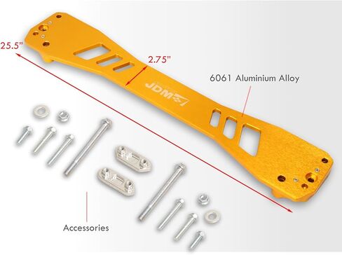 AJP Distributors JDM Sport Red Billet Aluminum Rear Lower Control Arm Suspension Subframe Brace Tie Bar Compatible/Replacement For Civic EK DX LX EX SI 1996 1997 1998 1999 2000 96 97 98 99 00 in Kuwait