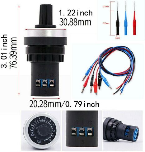 3 Sets Auto Signal Simulator Repair Tester Analog Adjustable Resistor Sensor Diagnose in Saudi Arabia