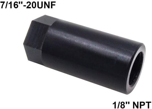أداة محول قياس ضغط السكك الحديدية الوقود متوافقة مع منفذ خدمة الوقود GM Schrader Valve Black in Saudi Arabia