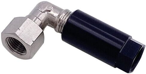 أداة محول قياس ضغط السكك الحديدية الوقود متوافقة مع منفذ خدمة الوقود GM Schrader Valve Black in Saudi Arabia