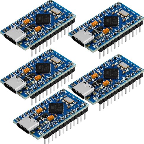3 Pack Pro Micro Board Module Atmega32U4 5V 16MHz USB Programming Development Board Micro-Controller Compatible with Arduino IDE (with Pin Header) in Saudi Arabia