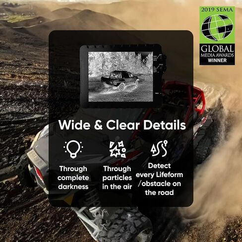 GUA PRO Off-Road IR System Portable Rugged IR Thermal Display for Any Vehicle in Saudi Arabia