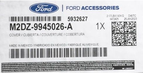 2021-2024 Ford Bronco OEM Abstract Bucking Bronco 32 "غطاء الإطارات العجلة الاحتياطية M2DZ-9945026-A in Saudi Arabia