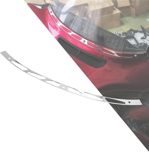 HDBUBALUS دراجة نارية الزجاج الأمامي تقليم BATWING FAIRING WINDSHIELD TRIM FIN in Kuwait