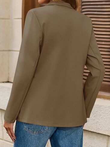 Cicy Bell Womens Casual Knit Blazer Long Sleeve Open Front Blazers Stretchy Work Office Suit Jackets with Pockets in Saudi Arabia