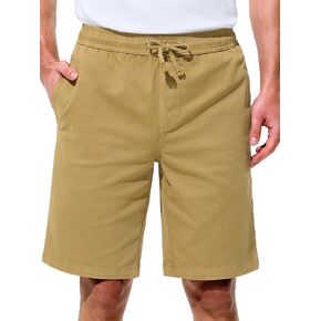 Mens Shorts Casual Shorts Cotton Drawstring Summer Beach Stretch Twill Chino Golf Shorts in Kuwait